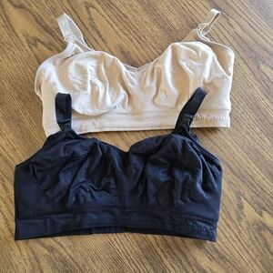 Cake Maternity Popping Candy Busty Nursing Bras — Black & Nude